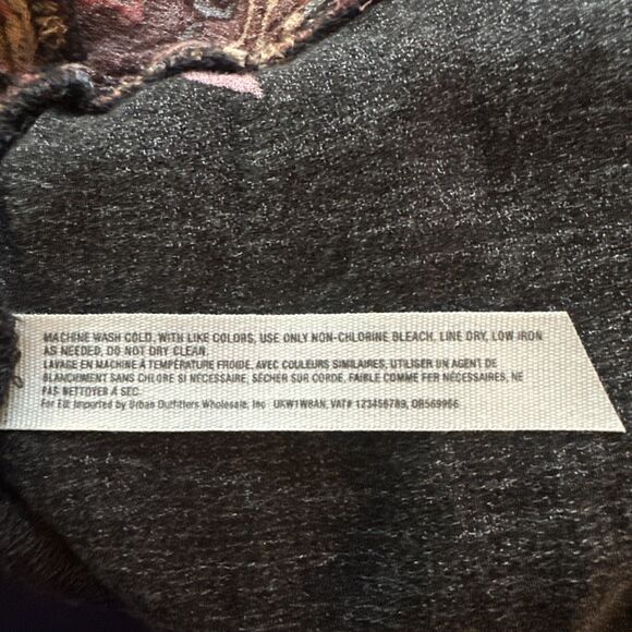 Free People Boho Floral Flowy All Mixed Up Tank Top Criss Cross Back Out  Sz XS - Picture 6 of 7